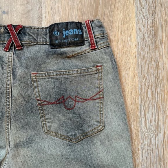 Vintage 90's UB Jeans Low Rise Stretch Denim Flare Jeans - Size 29 - Picture 8 of 11